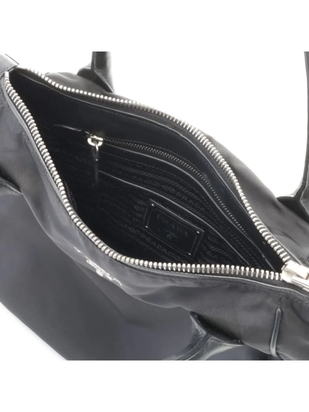 Prada 2-Way Shoulder Bag Nylon Black